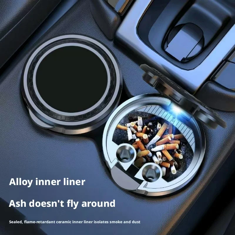 Lighting Interior Decor - Evrensel Otomatik Küllük Mühürlü Kapaklı LED
