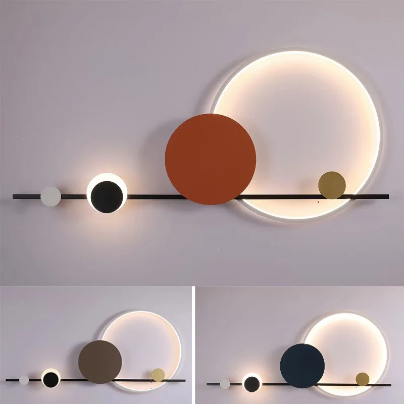Foyer Lighting Wall Decor - İskandinav Minimalist Lüks Duvar Lambası Yatak