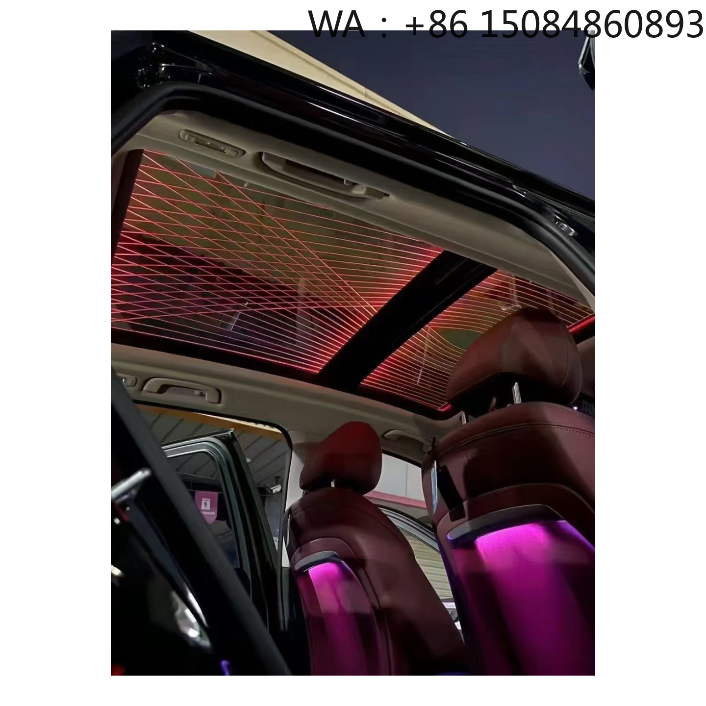 Lighting Interior Decor - Piyano Siyahı Panel Senfoni Ortam Işığı