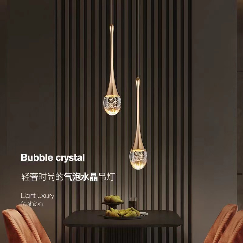 Decor Lighting Online - Yeni kristal kabarcık lüks avize oturma