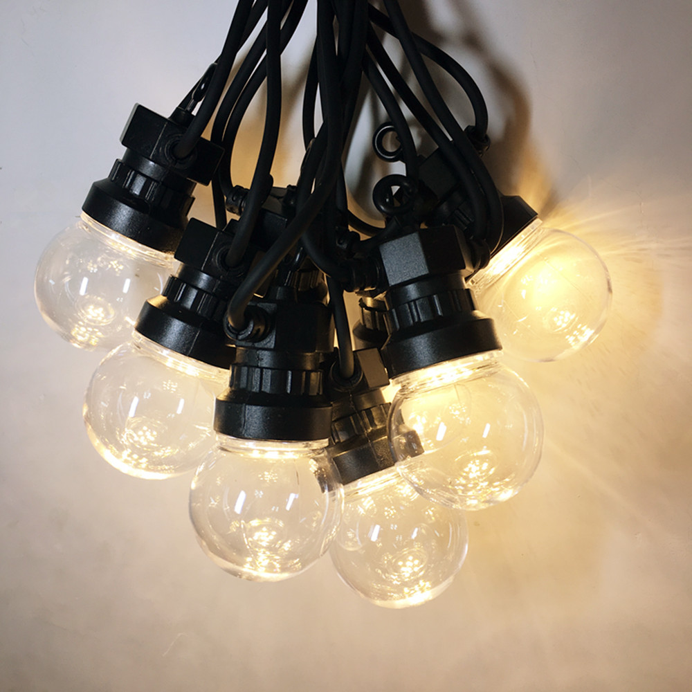 Outdoor Lighting Wedding Decor - Açık Küre LED Şeffaf Top Dize
