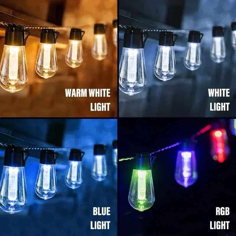 Outdoor Lighting Wedding Decor - LED Güneş Dize Işıklar IP65 Güneş