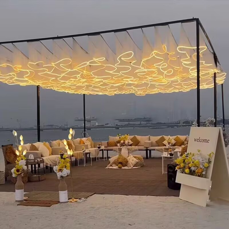 Outdoor Lighting Wedding Decor - Düğün Tavan Süslemesi Açık Hava LED
