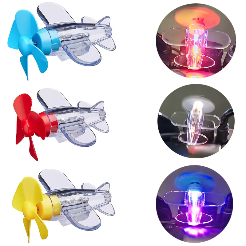 Lighting Decoration Ideas - Rüzgar Enerjili LED Uçak Süs Motosikletler