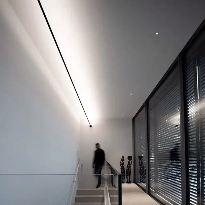 Modern Siyah Beyaz Doğrusal Du - Foyer Lighting Wall Decor incelemesi ve fiyatı