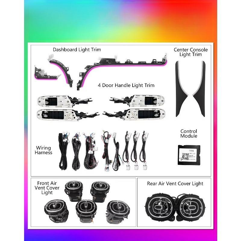 64 Renkli Ön Arka Hava Menfezi - Lighting Interior Decor incelemesi ve fiyatı
