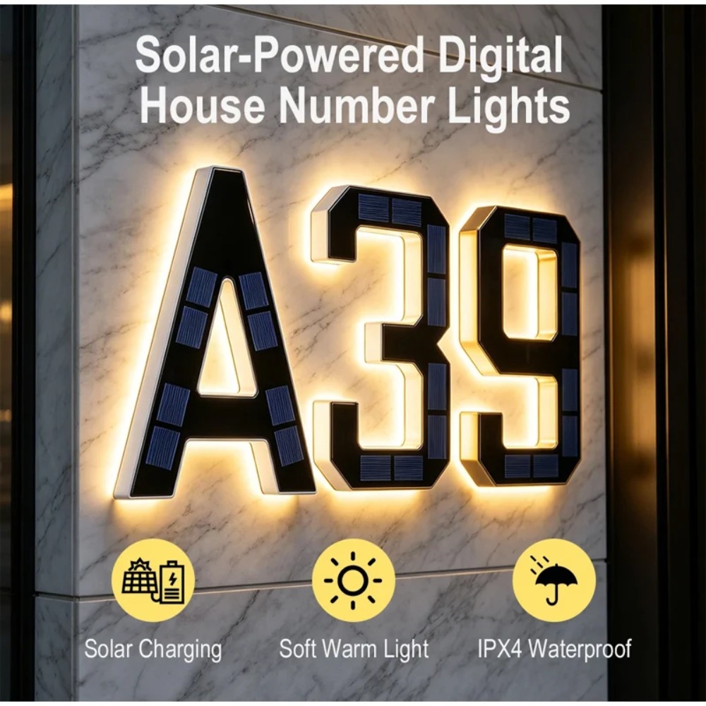 Güneş Enerjili LED Ev Numarası - Decor Lighting Address incelemesi ve fiyatı