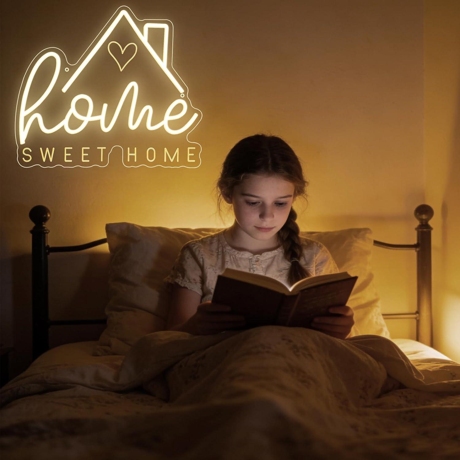 Tatlı Ev Neon Tabela USB Kısıl - Lighting Decor In Room incelemesi ve fiyatı