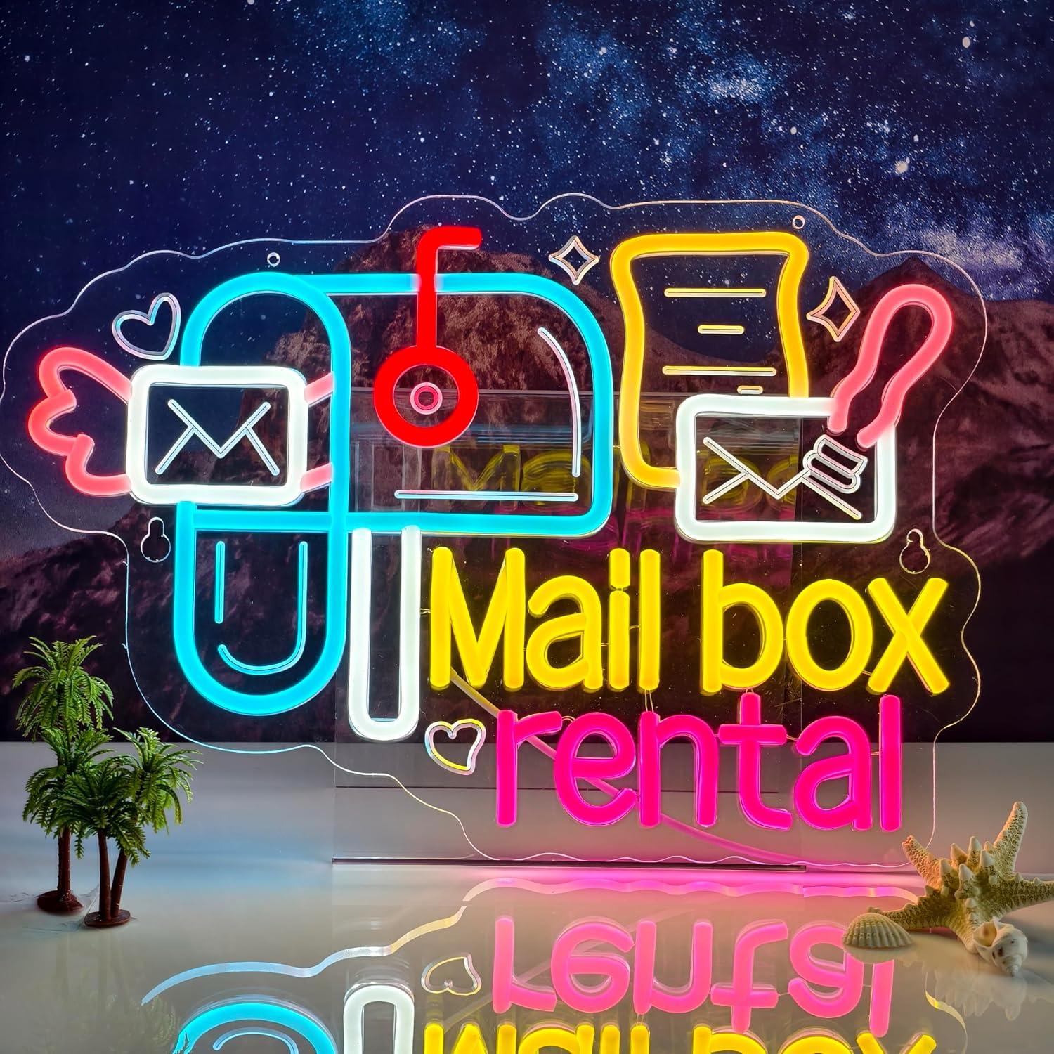 Posta Kutusu Kiralama Neon Tab - Lighting Decor Rentals incelemesi ve fiyatı