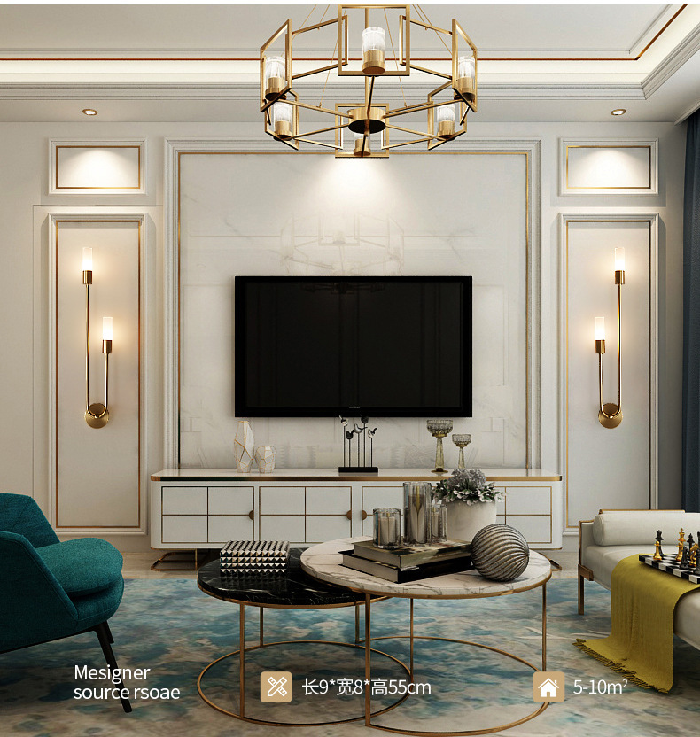 Retro Arka Plan Oturma Odası K - Lighting Decor In Room incelemesi ve fiyatı
