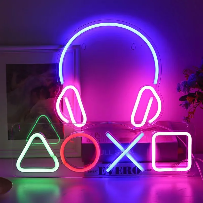 Oyun Neon gece işık işaretleri - Bedroom Lighting Decor Ideas incelemesi ve fiyatı