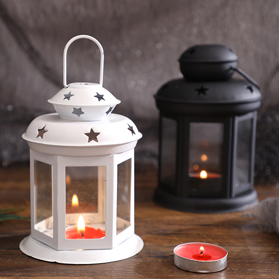 Asılı mum lamba süsü cam fener - Outdoor Lighting Wedding Decor incelemesi ve fiyatı