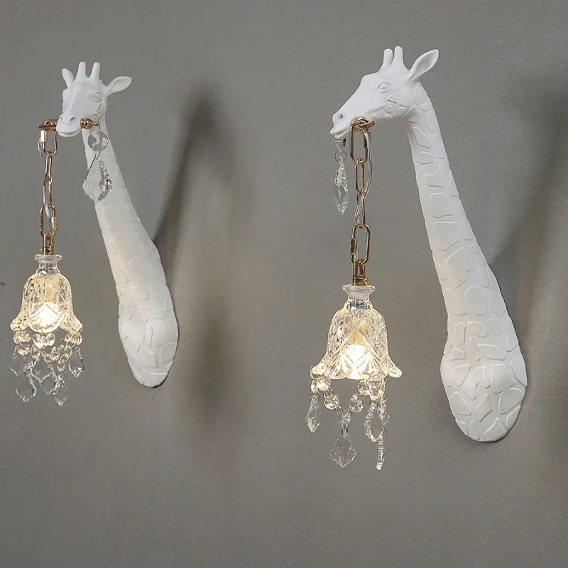 Modern Yaratıcı Reçine Zürafa  - Foyer Lighting Wall Decor incelemesi ve fiyatı