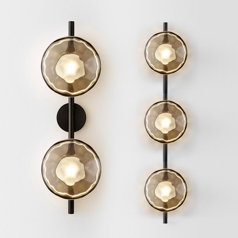 Modern Minimalist Şekilli Cam  - Foyer Lighting Wall Decor incelemesi ve fiyatı