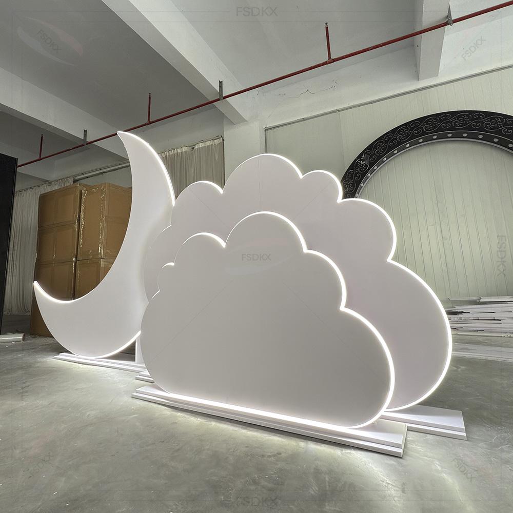 Şık LED Işıklı Ay&Bulut PVC Öz - Lighting Decor Rentals incelemesi ve fiyatı