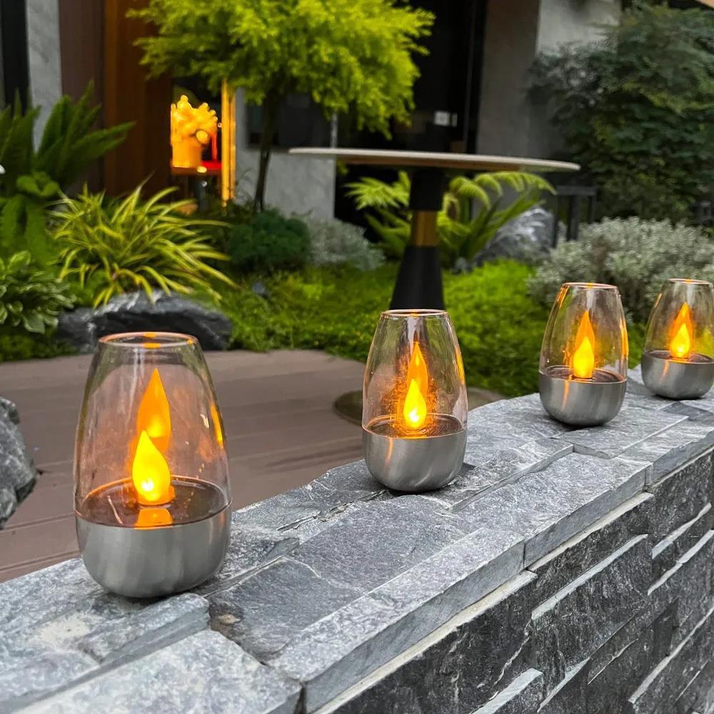 LED Güneş Enerjili Mumlar Işık - Outdoor Lighting Wedding Decor incelemesi ve fiyatı