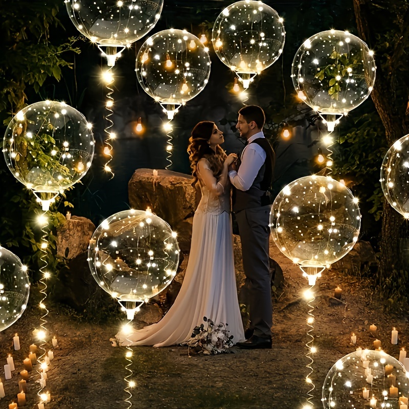 20 adet LED Işıklı Bobo Balon  - Outdoor Lighting Wedding Decor incelemesi ve fiyatı