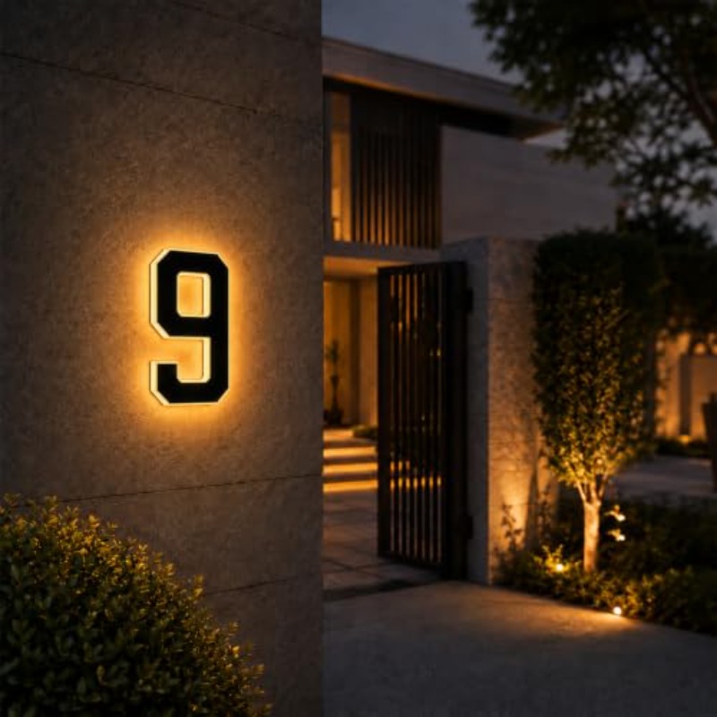 Güneş Enerjili LED Ev Numarası - Decor Lighting Address incelemesi ve fiyatı