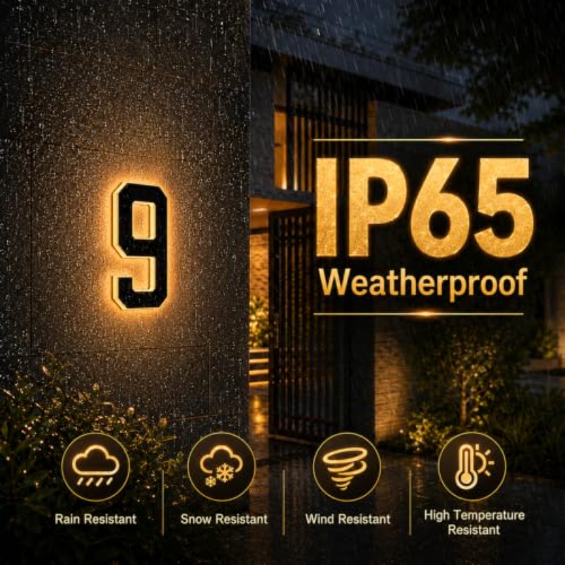 Güneş Enerjili LED Ev Numarası - Decor Lighting Address incelemesi ve fiyatı