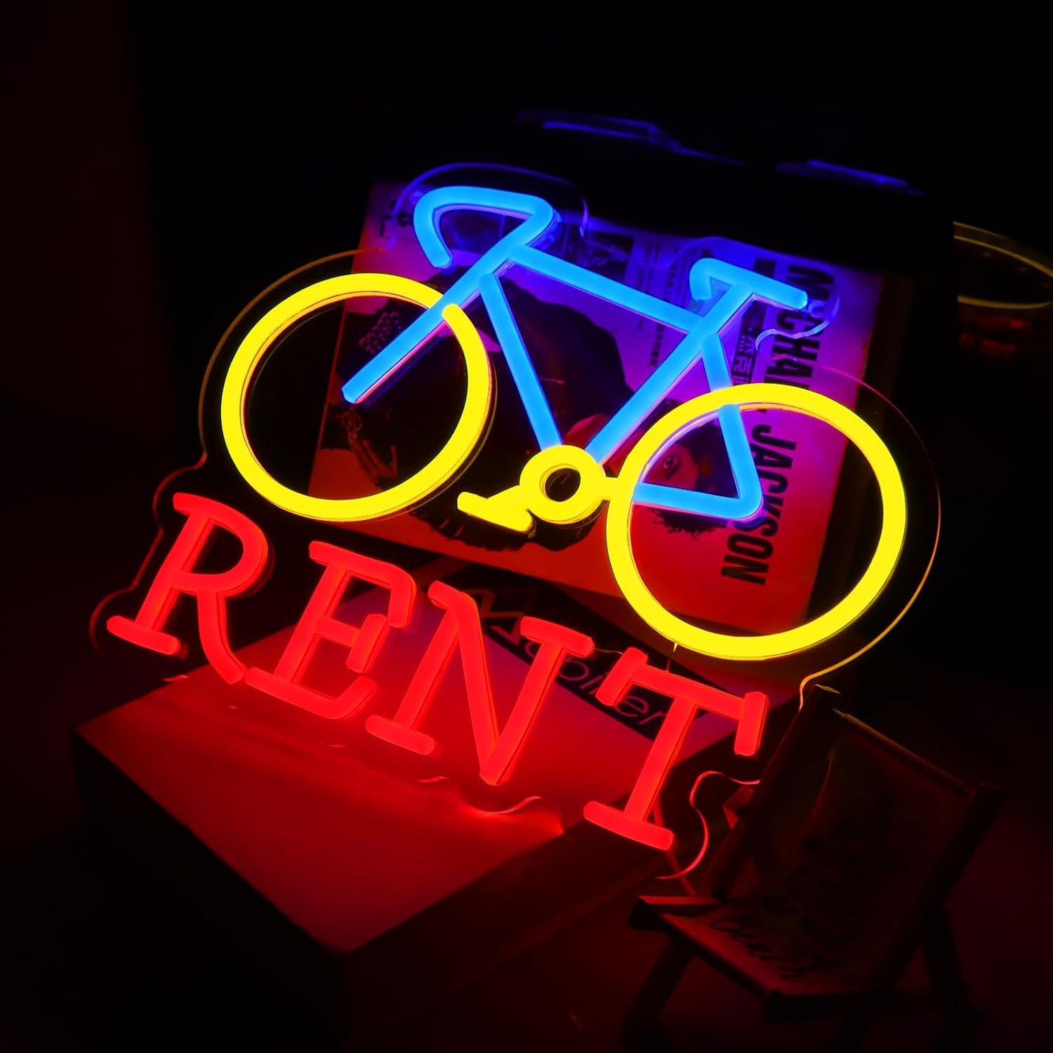 Bisiklet Kiralama Neon Tabelas - Lighting Decor Rentals incelemesi ve fiyatı