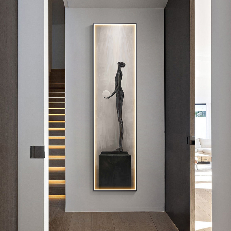 Modern Soyut Sanat İç Mekan Re - Foyer Lighting Wall Decor incelemesi ve fiyatı