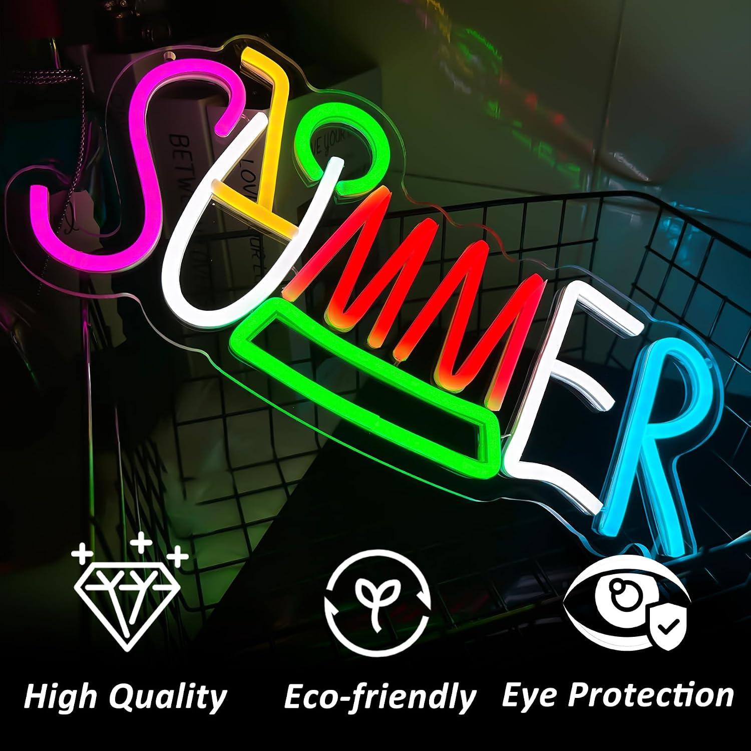 Yaz Neon Tabelası USB ile Çalı - Lighting Decor Rentals incelemesi ve fiyatı
