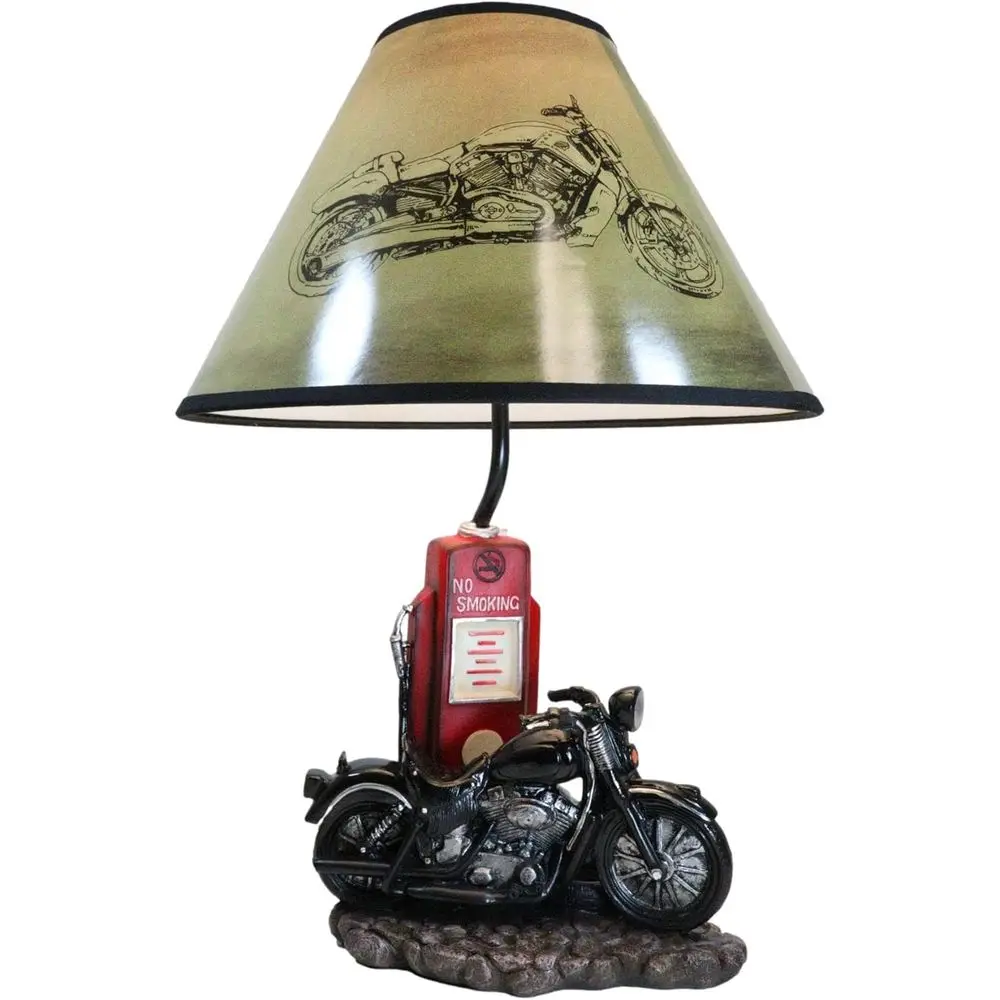 Vintage Retro Siyah Motosiklet - Lighting Decoration For Home incelemesi ve fiyatı