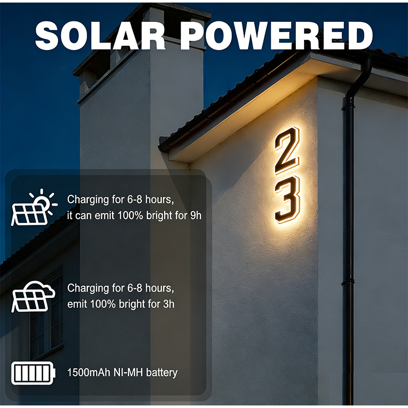 Açık Hava Güneş Enerjili Adres - Decor Lighting Address incelemesi ve fiyatı