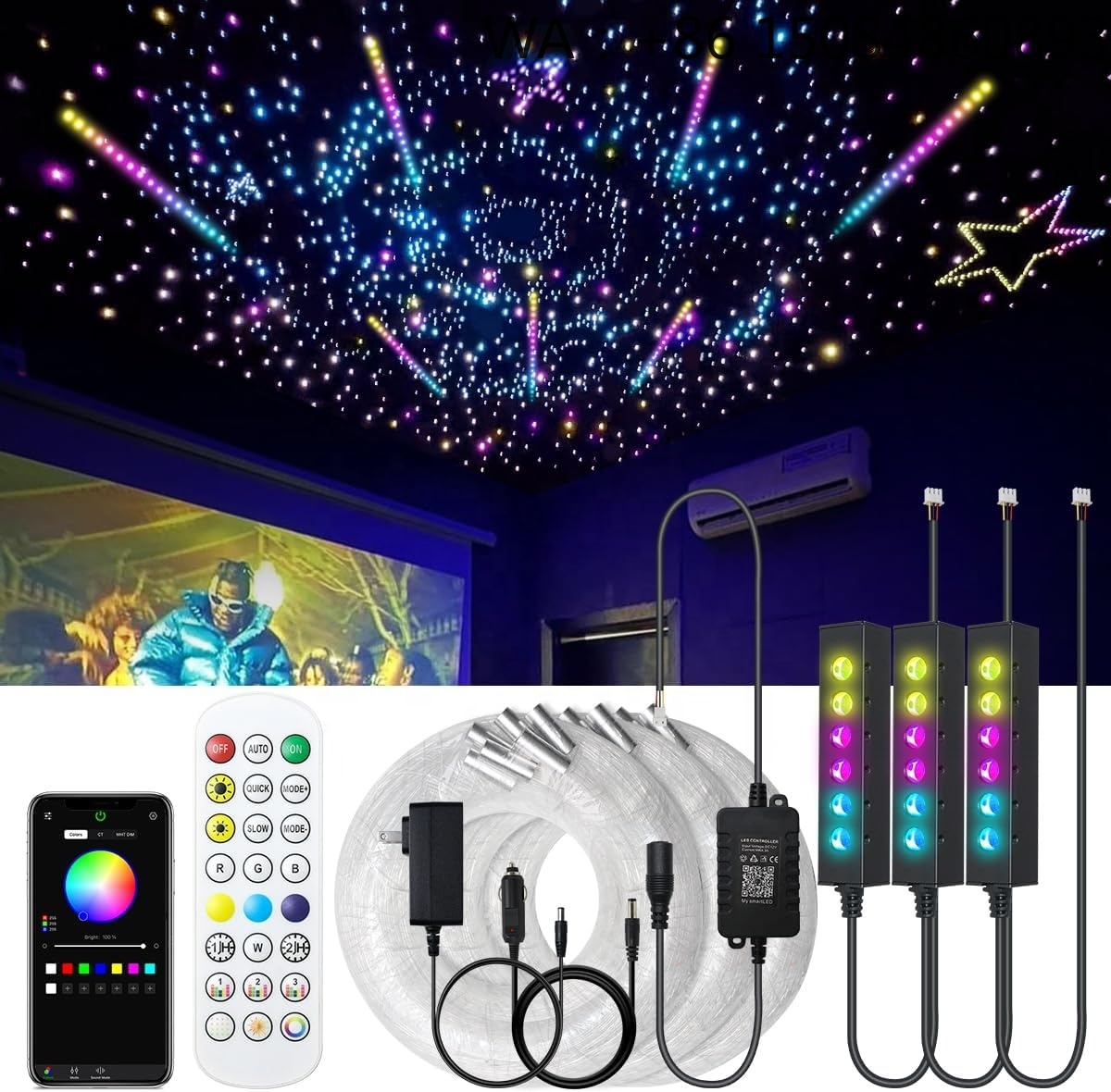 RGB Fiber Optik Yıldızlı Tavan - Lighting Interior Decor incelemesi ve fiyatı