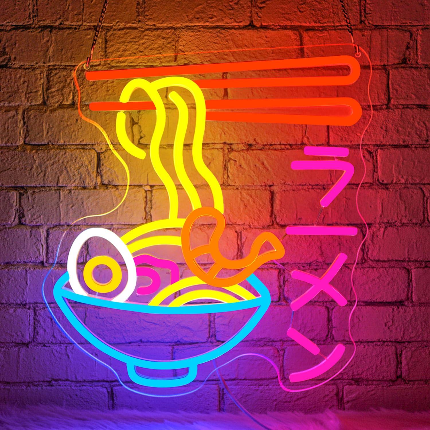 Ramen Neon Tabelası Japon Nood - Lighting Decor In Room incelemesi ve fiyatı