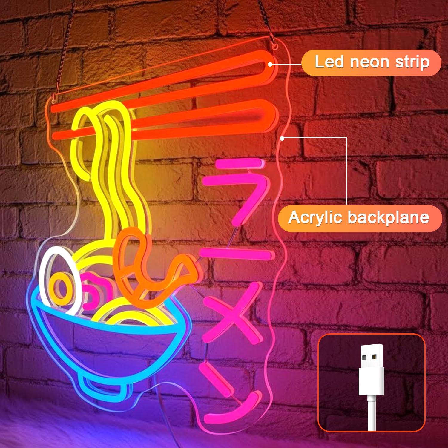 Ramen Neon Tabelası Japon Nood - Lighting Decor In Room incelemesi ve fiyatı