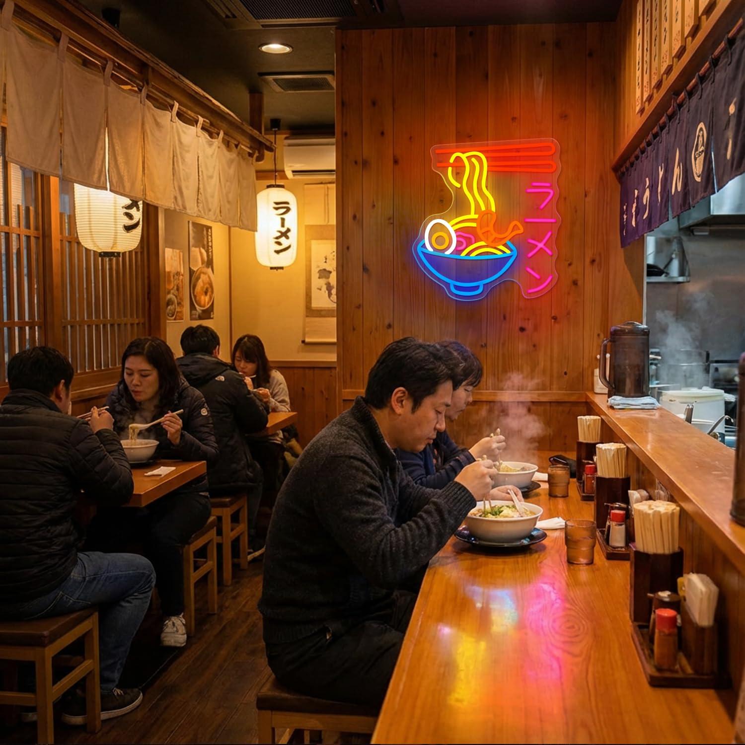 Ramen Neon Tabelası Japon Nood - Lighting Decor In Room incelemesi ve fiyatı