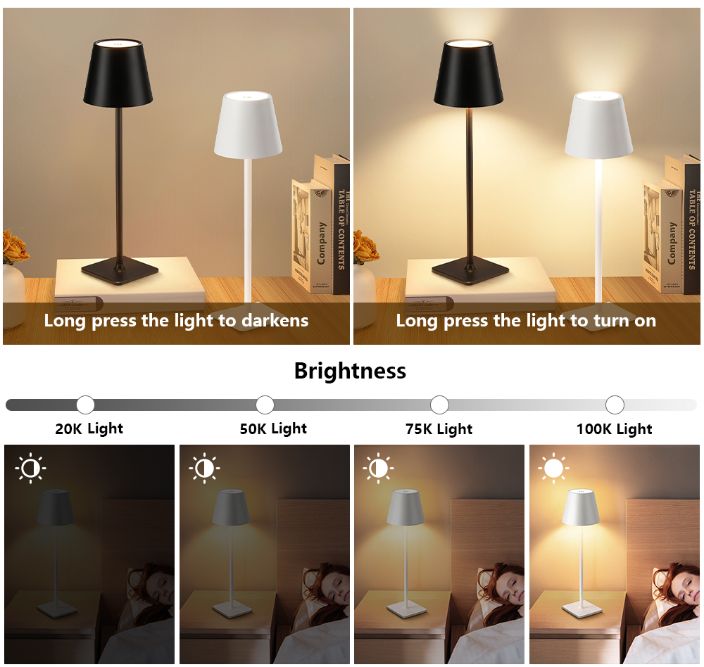 LED şarj edilebilir masa lamba - Lighting Decor In Room incelemesi ve fiyatı